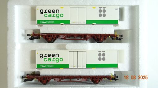 Märklin H0 47722 Wagen-Set Großraum-Kastenwagen 2 tlg. in OVP PR9620 – Bild 3