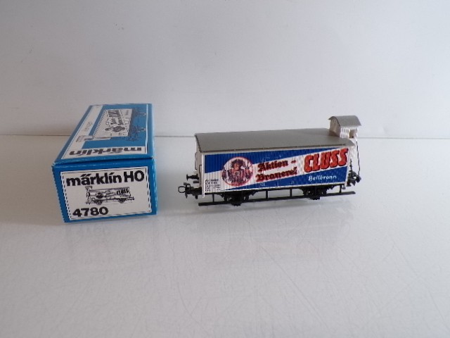 Märklin H0 4780 Bierwagen mit Bremserhaus Cluss Heilbronn der DB in OVP HS95