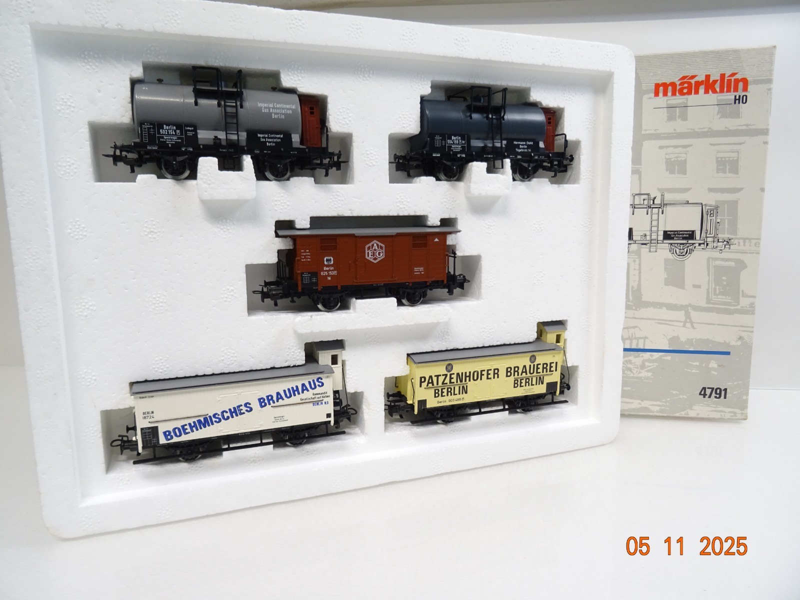 Märklin H0 4791 Regional-Wagen-Set 5tlg. Berlin in OVP JL4127