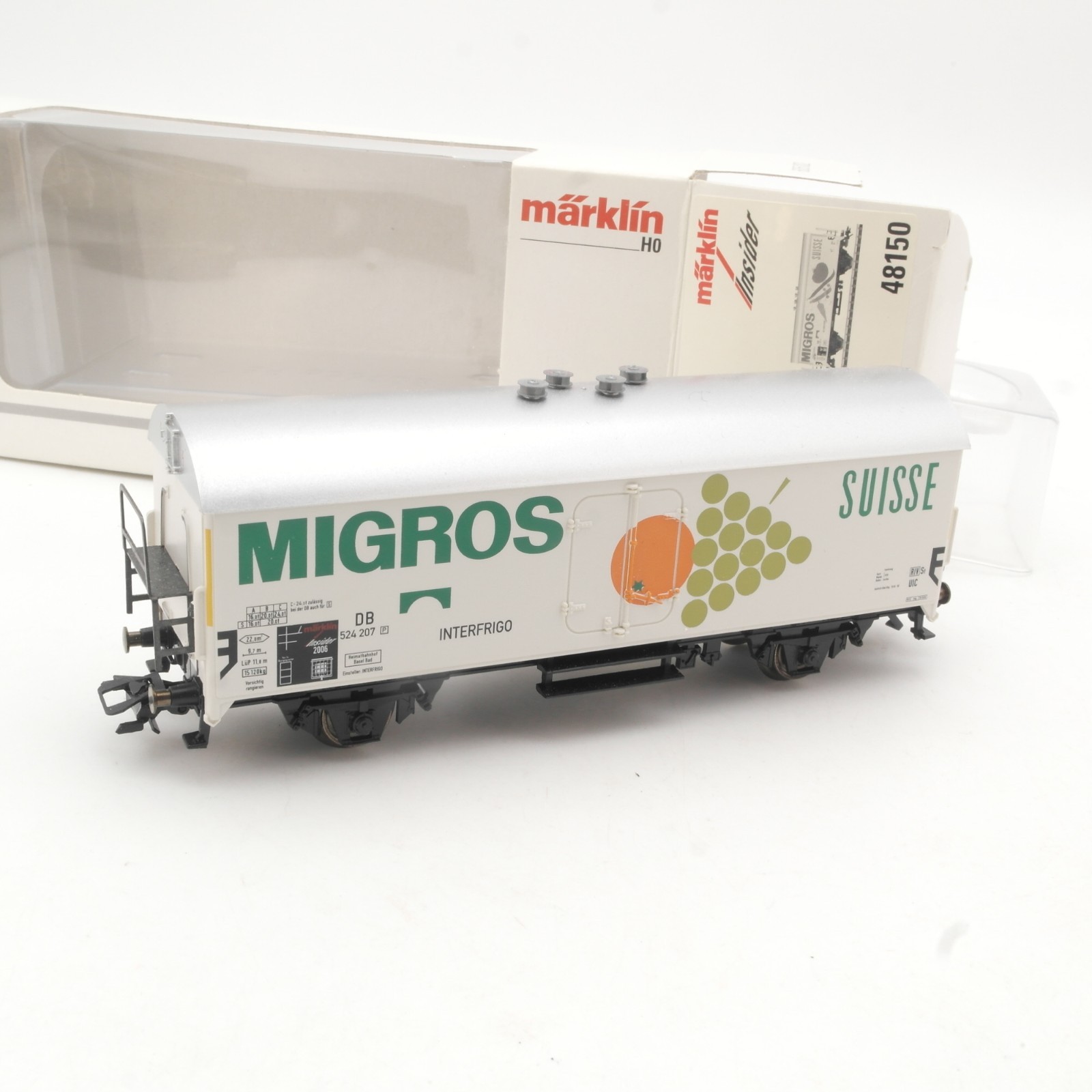 Märklin H0 48150 Insider Jahreswagen 2006 Kühlwagen MIGROS in OVP RR5522