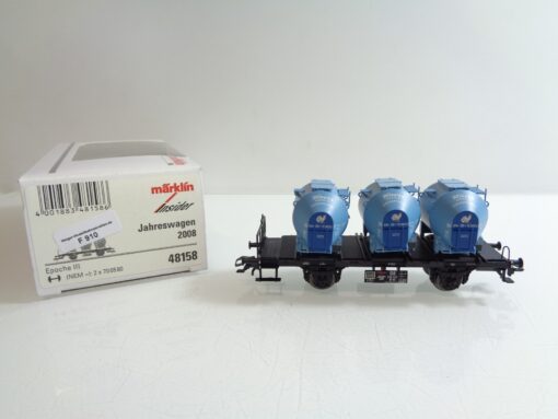 Märklin H0 48158 AC Jahreswagen 2008 Behältertragwagen Knorr in OVP F910