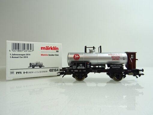 Märklin H0 48164 Kesselwagen mit Bremserhaus Mineralöle der DB in OVP PR 1348 – Bild 3