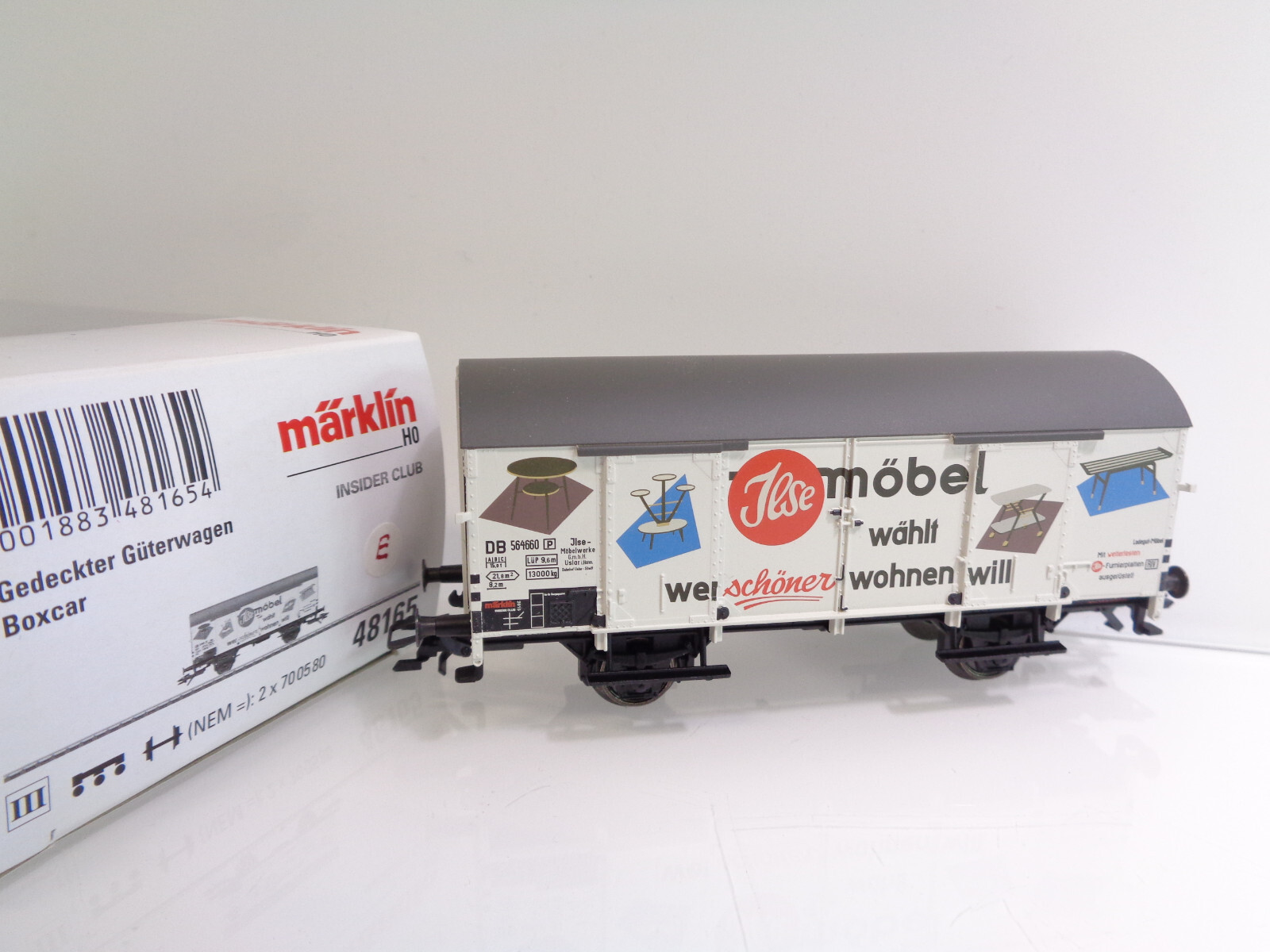 Märklin H0 48165 Insider Jahreswagen 2015 Ilse Möbel der DB in OVP JD541