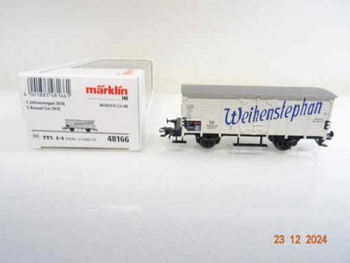 Märklin H0 48166 gedeckter Güterwagen Weihenstephan der DB in OVP CK5057