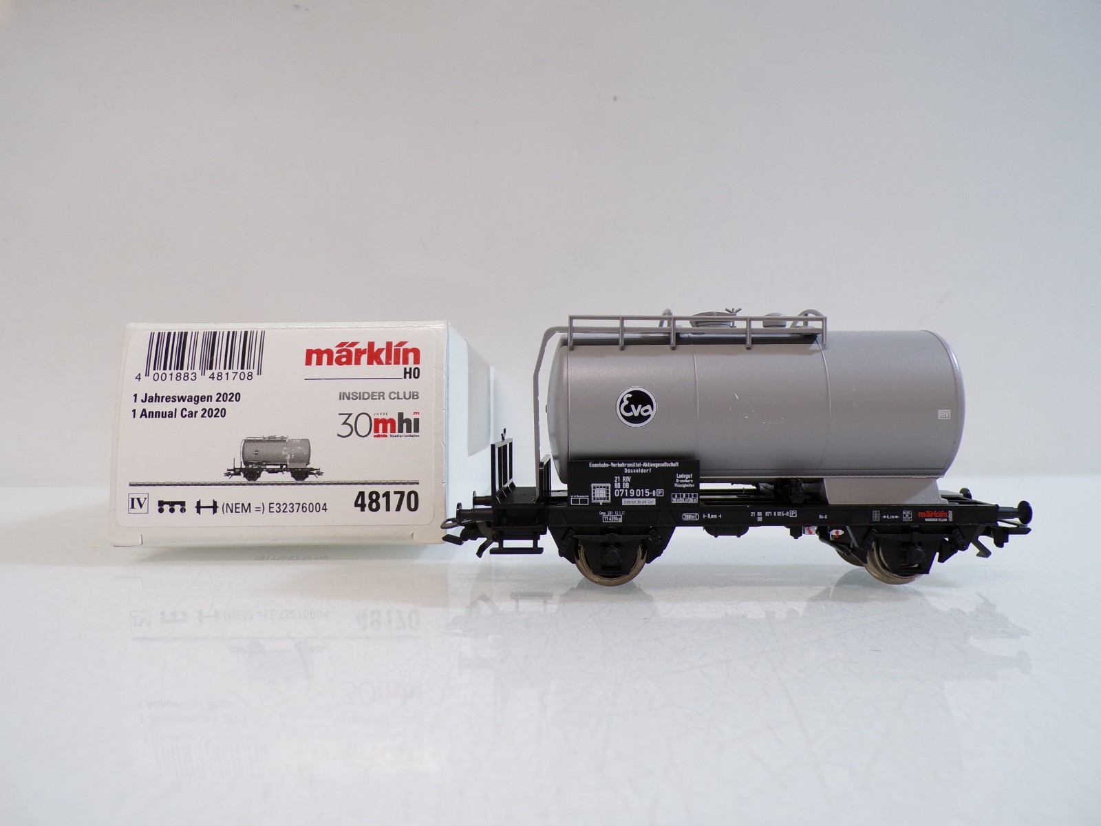 Märklin H0 48170 Kesselwagen Eva der DB Jahreswagen 2020 in OVP BH1971
