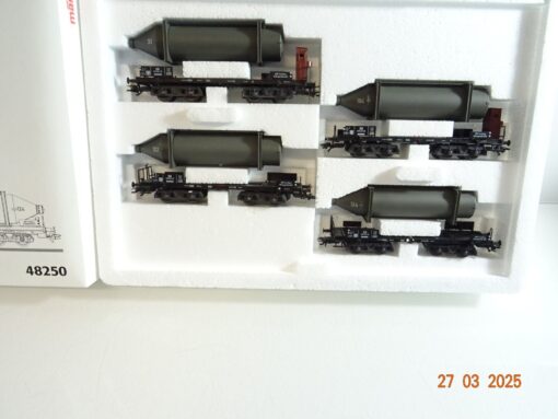Märklin H0 48250 Wagen-Set Carbid-Flaschenwagen der DB in OVP PR6761