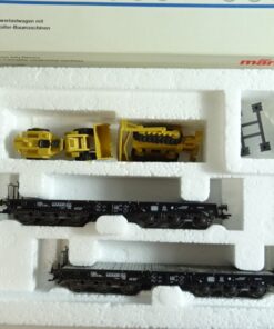 Märklin H0 48661 Schwerlastwagen mit Caterpillar-Baumasch. der DB in OVP PR9622