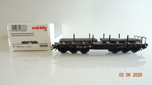 Märklin H0 48688 Schwerlast-Flachwagen Ssym 46 der DB in OVP PR8124