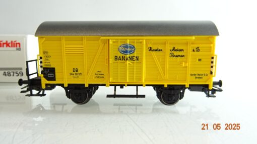 Märklin H0 48759 gedeckter Güterwagen Harder Bananen der DB in OVP PR7904 – Bild 3