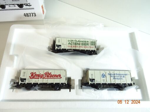 Märklin H0 48773 Bierwagen-Set 3 St. der DB in OVP PR4545