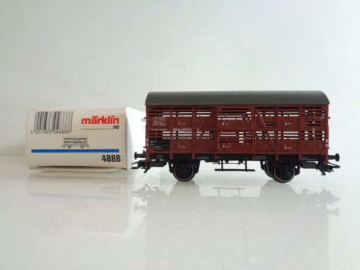 Märklin H0 4888 Kleinviehtransportwagen der DR in OVP BH643