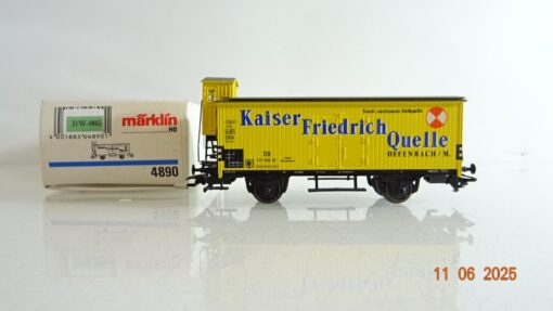 Märklin H0 4890 gedeckter Güterwagen Kaiser Friedrich Quelle d. DB in OVP PR8375 – Bild 3