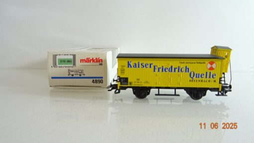 Märklin H0 4890 gedeckter Güterwagen Kaiser Friedrich Quelle d. DB in OVP PR8375