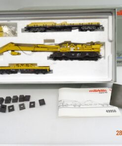 Märklin H0 49950 Eisenbahn-Kran-Set Digital mit Gegengewichtwagen in OVP JL2622