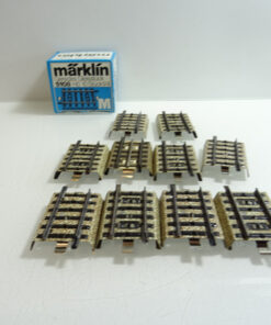Märklin H0 5108 M-Gleis Ausgleichstücke gerade 1/4 10St. Foto in OVP CK318