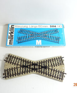 Märklin H0 5114 M-Gleis Kreuzung siehe Foto in OVP CK3654