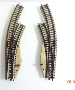 Märklin H0 5142 elektromagnetische Bogenweichenpaar siehe Foto CK5782 o.