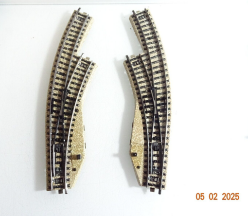 Märklin H0 5142 elektromagnetische Bogenweichenpaar siehe Foto CK5782 o.