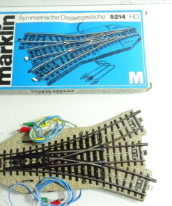 Märklin H0 5214 Symmetrische Dreiwegeweiche siehe Foto in OVP CK5250