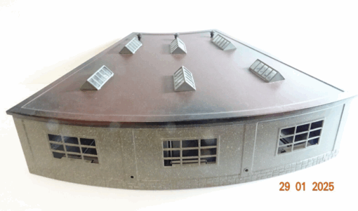 Märklin H0 7028 Ringlokschuppen Blechausführung siehe Foto CK5654 o. – Bild 4