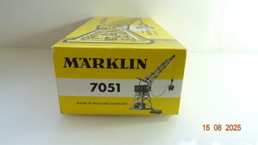 Märklin H0 7051 Elektrischer Drehkran mit Hebemagnet siehe Foto OVP PK593 – Bild 5