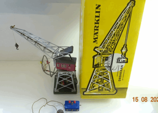 Märklin H0 7051 Elektrischer Drehkran mit Hebemagnet siehe Foto OVP PK593