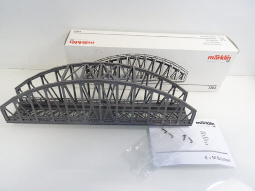 Märklin H0 7263 K Gleis Bogenbrücke Länge 360 mm in OVP CK1668