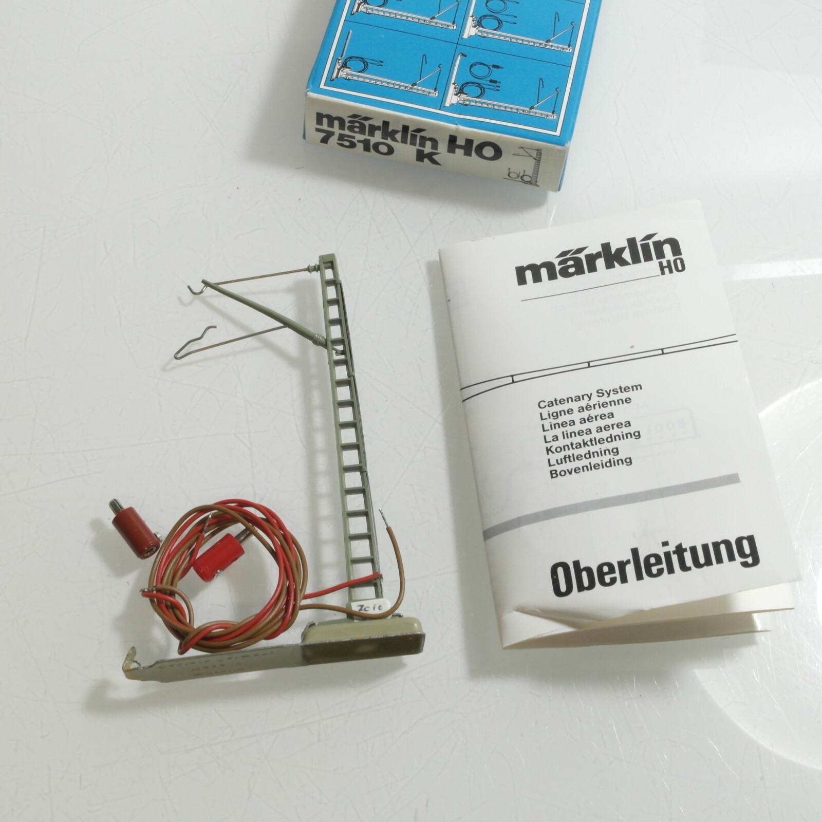 Märklin H0 7510 K Oberleitungs-Anschlussmast in OVP RG8943