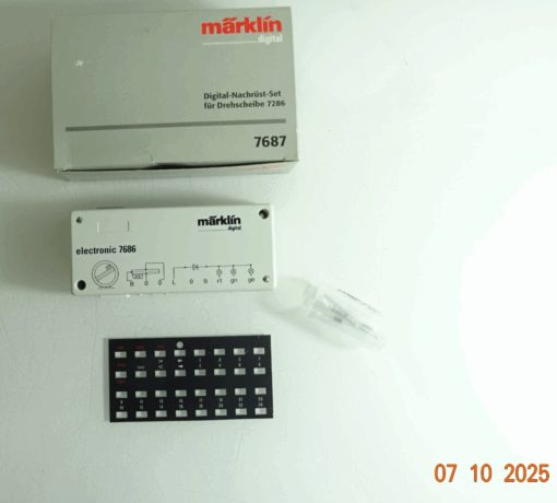 Märklin H0 7687 Digital Nachrüst Set f. Drehscheibe in OVP PK1292