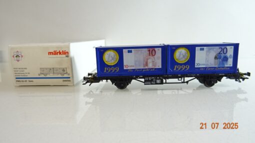 Märklin H0 94056 Containertragwagen mit 2 Container der DB  in OVP PR9161