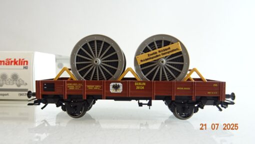 Märklin H0 94179 Kabeltransportwagen der K.P.E.V. in OVP PR9171 – Bild 3