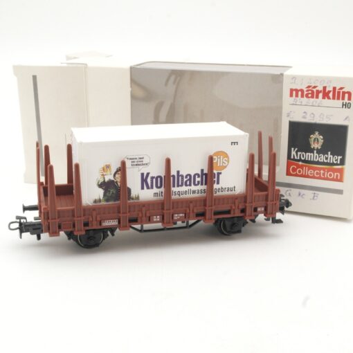 Märklin H0 94306 Containerwagen Krombacher Pils der DB in OVP QR7842
