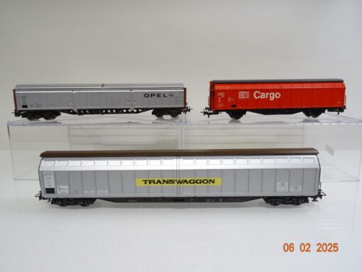 Märklin H0 Großraum Schiebewandwagen Opel/Transwaggon/Cargo der DB PR5783 o.