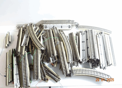 Märklin H0 Konvolut M-Gleis ca. 110tlg. siehe Foto CK5655 o.