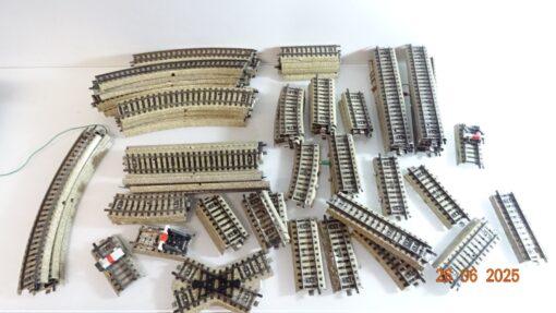 Märklin H0 Konvolut M-Gleis ca. 75tlg. siehe Foto CK9065 o. – Bild 3