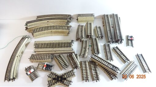 Märklin H0 Konvolut M-Gleis ca. 75tlg. siehe Foto CK9065 o.