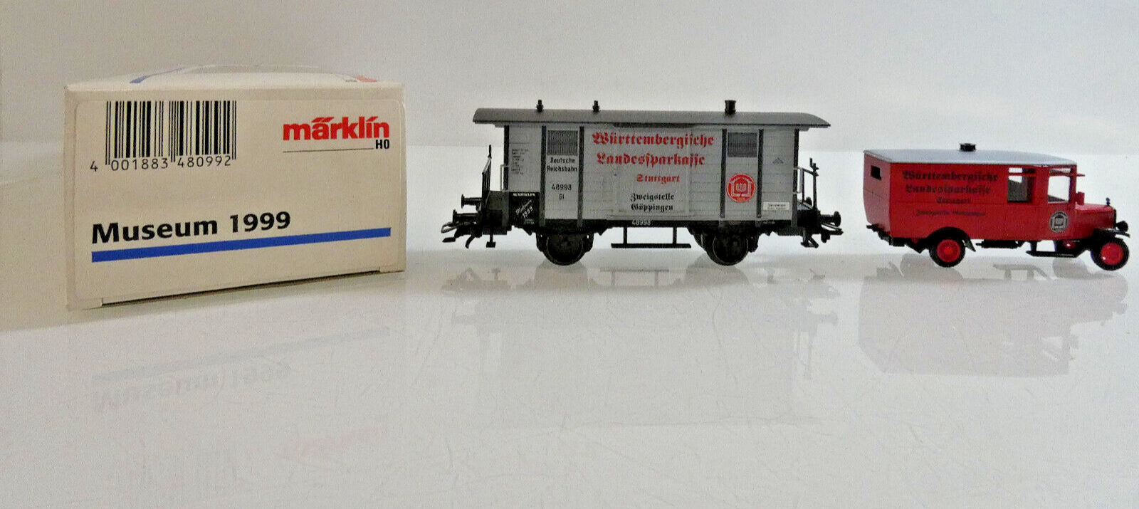 Märklin H0 Museumswagen 1999 Württembergische Landessparkasse in OVP C591