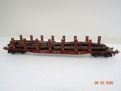 Märklin H0 Rungenwagen mit Ladung 2 Stk u Güterzug Begleitwagen der DB PR5787 o. – Bild 8