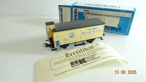 Märklin H0 SoMo Bierwagen 125 Jahre Berg Bräu mit Zertifikat in OVP RR2840