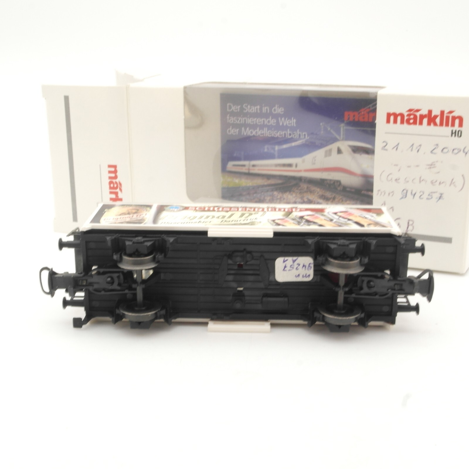 Märklin H0 SoMo Bierwagen Schussenrieder Original in OVP QR7838 – Bild 4