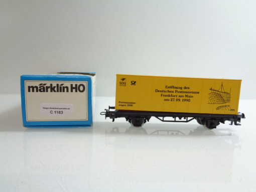 Märklin H0 SoMo Containerwagen Deutsches Postmuseum in OVP C1183