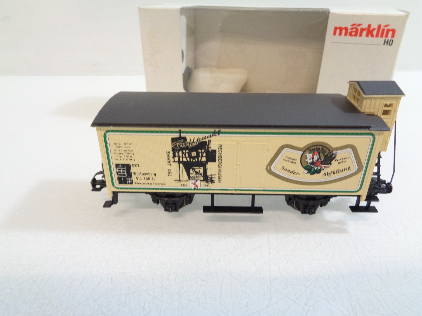 Märklin H0 SoMo Güterwagen 750 Jahre Rechberghausen in OVP RR5642 – Bild 3