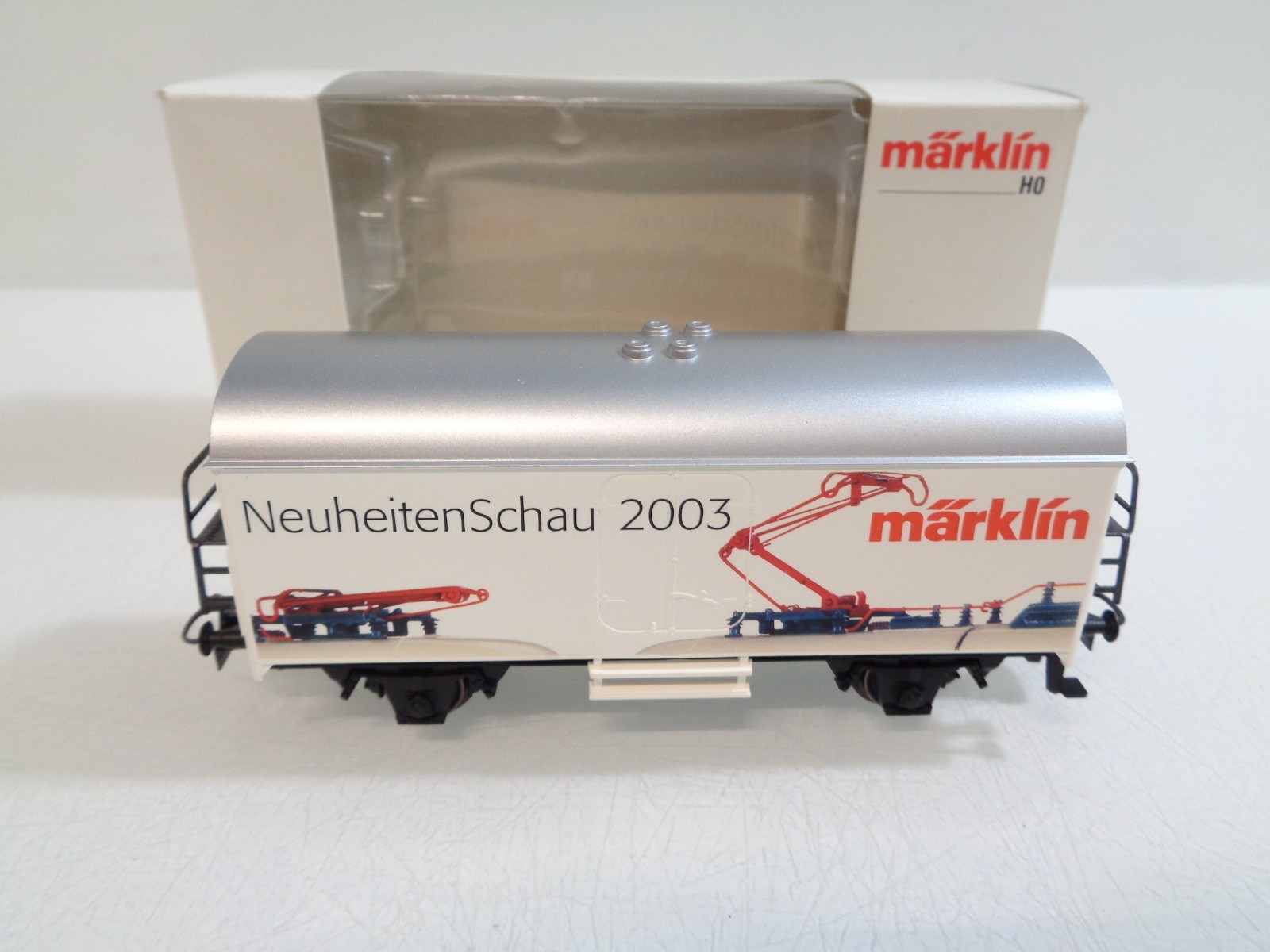 Märklin H0 SoMo gedeckter Güterwagen Neuheiten Schau 2003 in EVP RR5647 – Bild 3