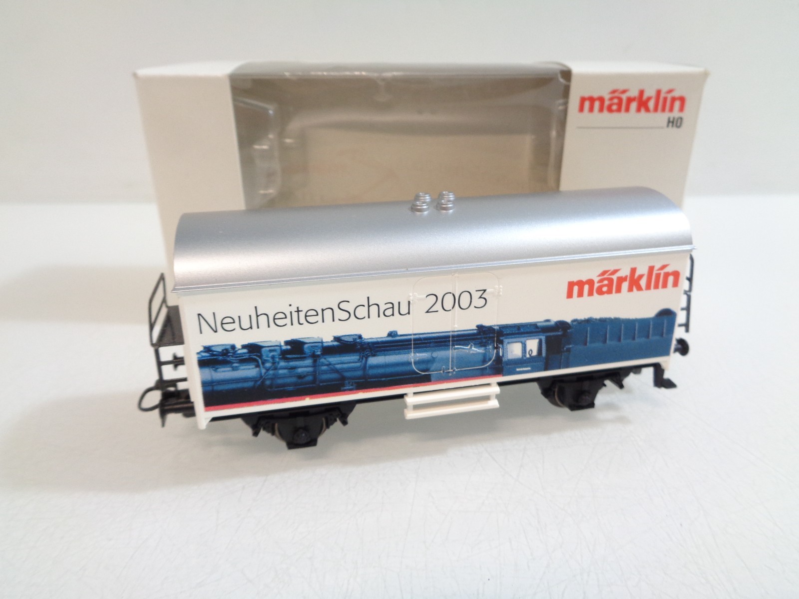 Märklin H0 SoMo gedeckter Güterwagen Neuheiten Schau 2003 in EVP RR5647