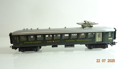 Märklin H0 Speisewagenwagen 348/2 der SBB CFF Blech, siehe Foto RR2545 o. – Bild 3