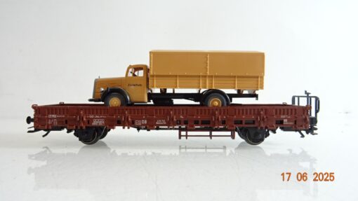 Märklin H0 aus 29820 Rungenwagen mit LKW Zivilschutz der DB PR8520 o. – Bild 3