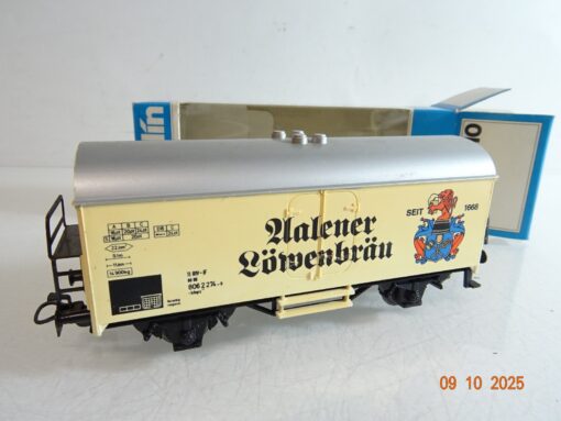 Märklin H0 gedeckter Güterwagen Aalener Löwenbräu in OVP RR3870 – Bild 3
