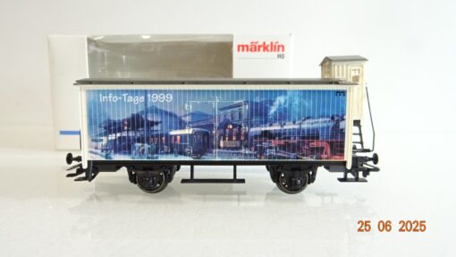 Märklin H0 gedeckter Güterwagen Info-Tage 1999 in OVP PR8702 – Bild 3