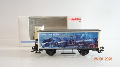 Märklin H0 gedeckter Güterwagen Info-Tage 1999 in OVP PR8702