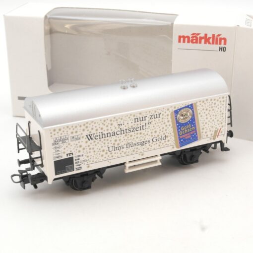 Märklin H0 gedeckter Güterwagen Ulms flüssiges Gold in OVP QR1521 – Bild 3